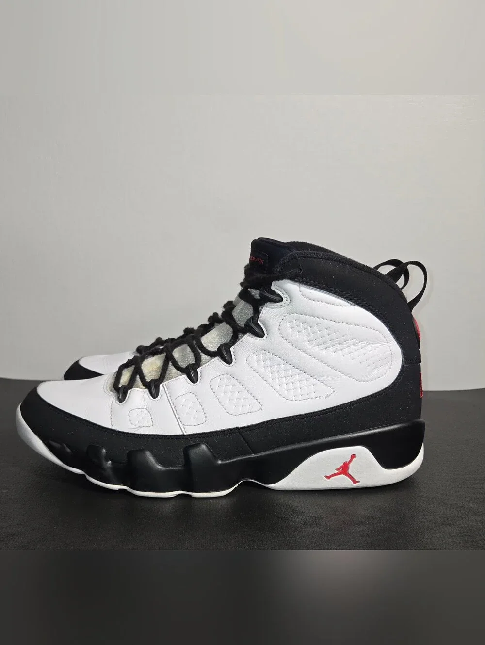 Air Jordan 9 Retro Space Jam  Black White 2016  302370-112 Size 12